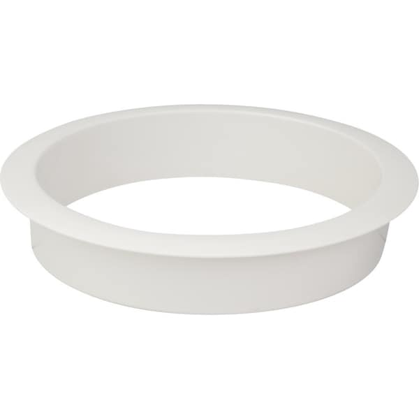 Hardware Resources Open White Plastic Grommet for 5" Diameter Hole